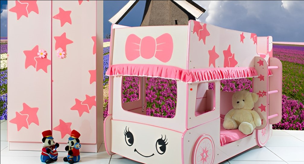 [A0520100044] LITTLE STAR BUS BUNK BED 