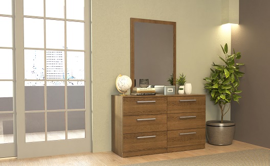 [A0850400044] VIGO DRESSER WITH MIRROR