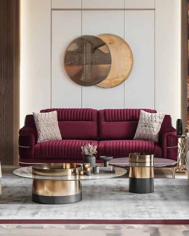 [C0470100216] GUSTO SOFA 3 SEATER