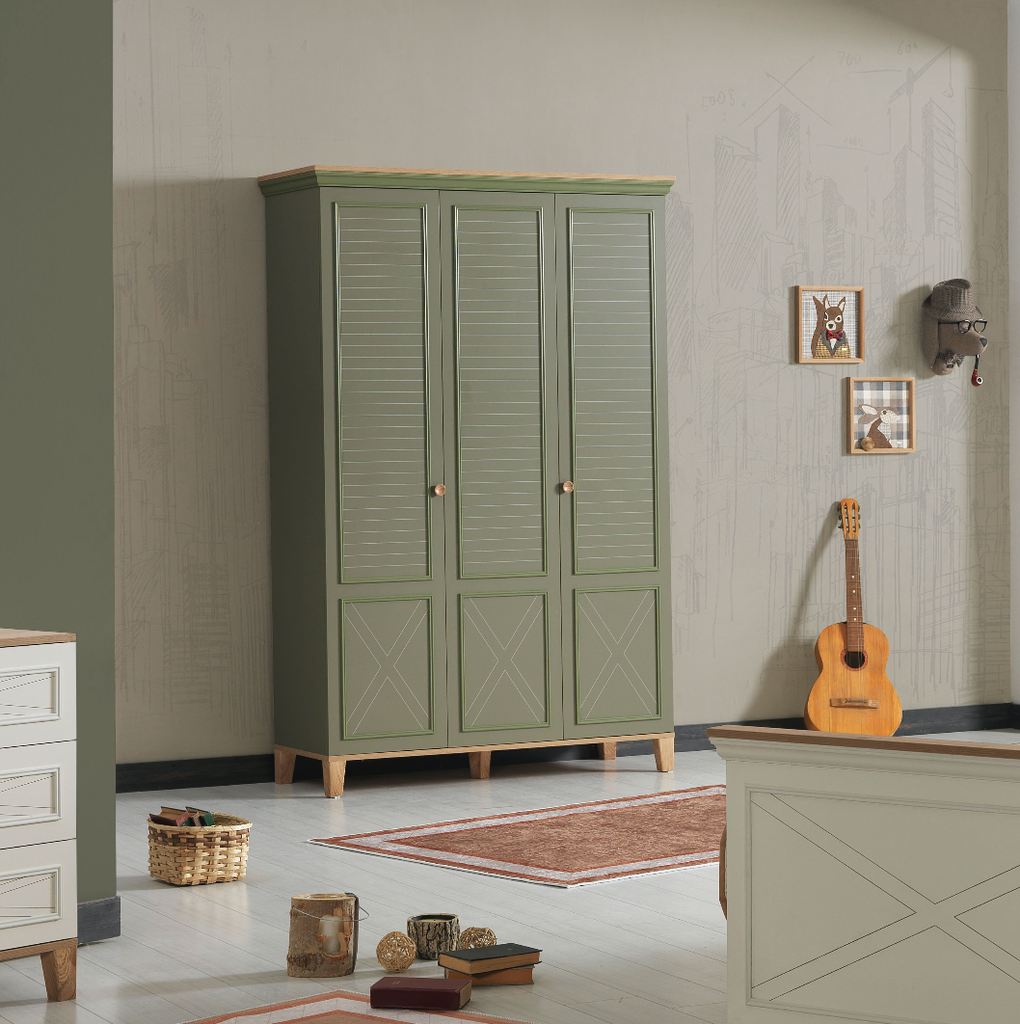 [A0450200042] ATLAS 3 DOORS WARDROBE