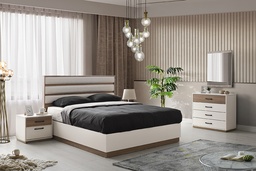 [A000103K000115] MULTI QUEEN BEDROOM SET WITHOUT WARDROBE