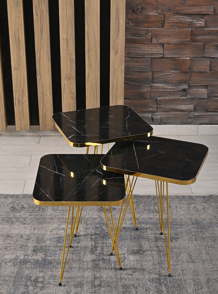 [D0250300149] YILDIZ NESTING TABLE 3 PCS 