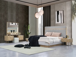 [A000103K000119] OSLO KING BEDROOM SET WITHOUT WARDROBE