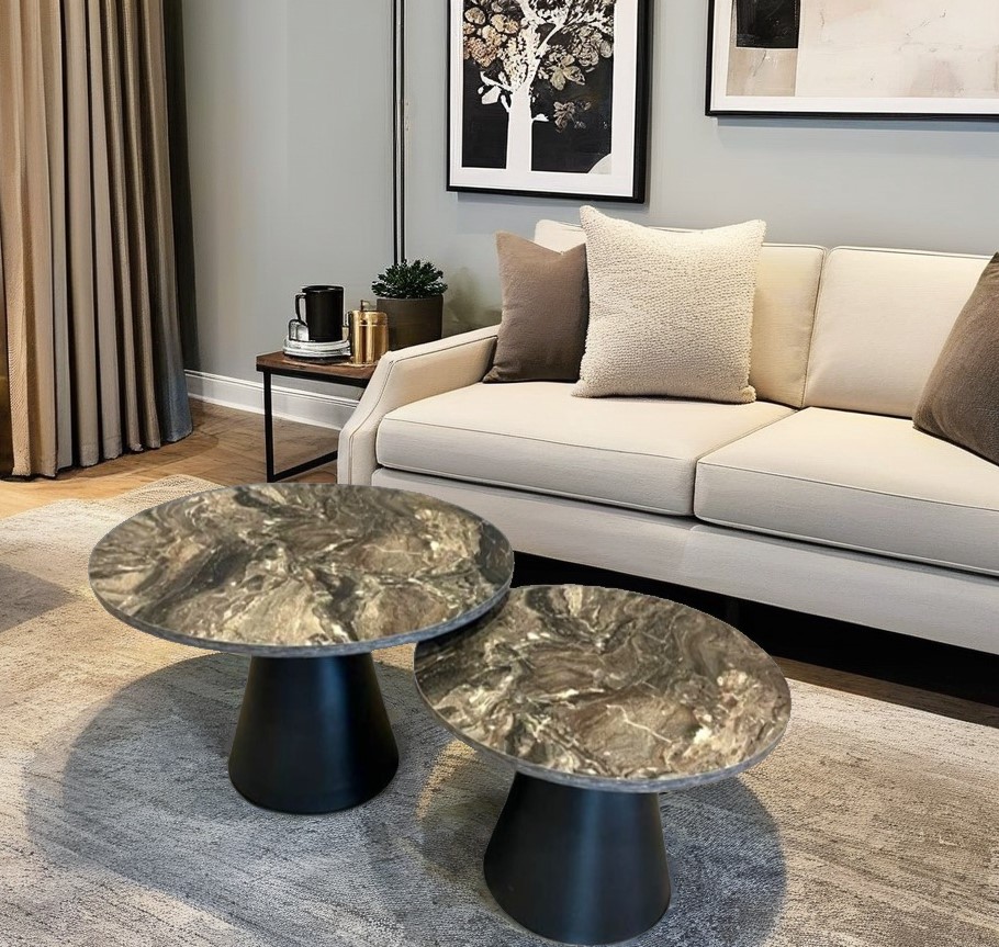 [D0250300192] EKO COFFEE TABLE SETS 2 PCS
