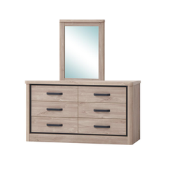 [A0850200055] MAY DRESSER WITH MIRROR