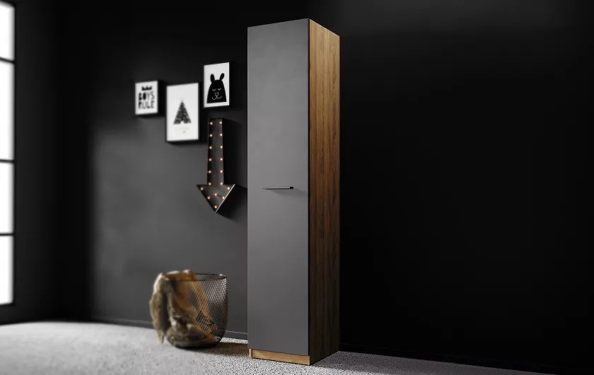 [A0350300155] LEGEND ONE DOOR WARDROBE 