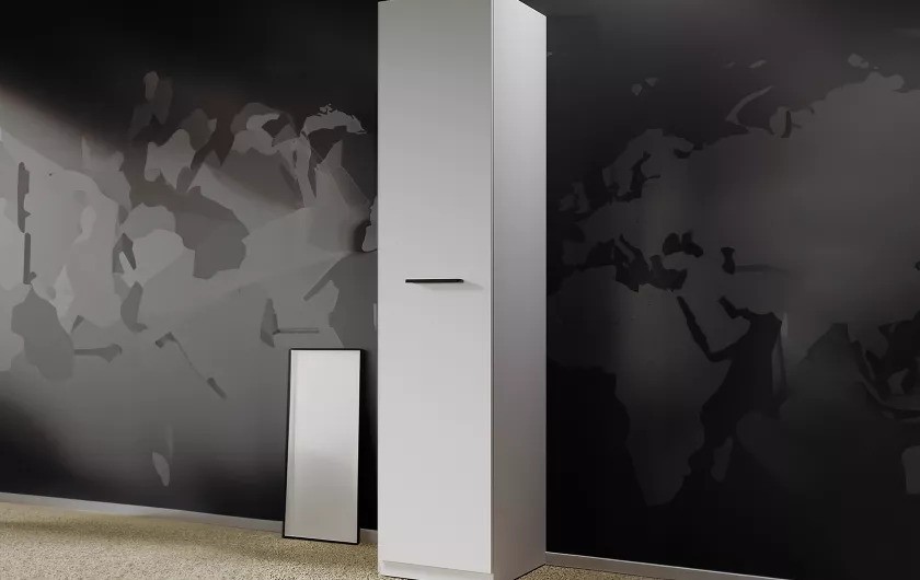 [A0350300154] LEGEND ONE DOOR WARDROBE 