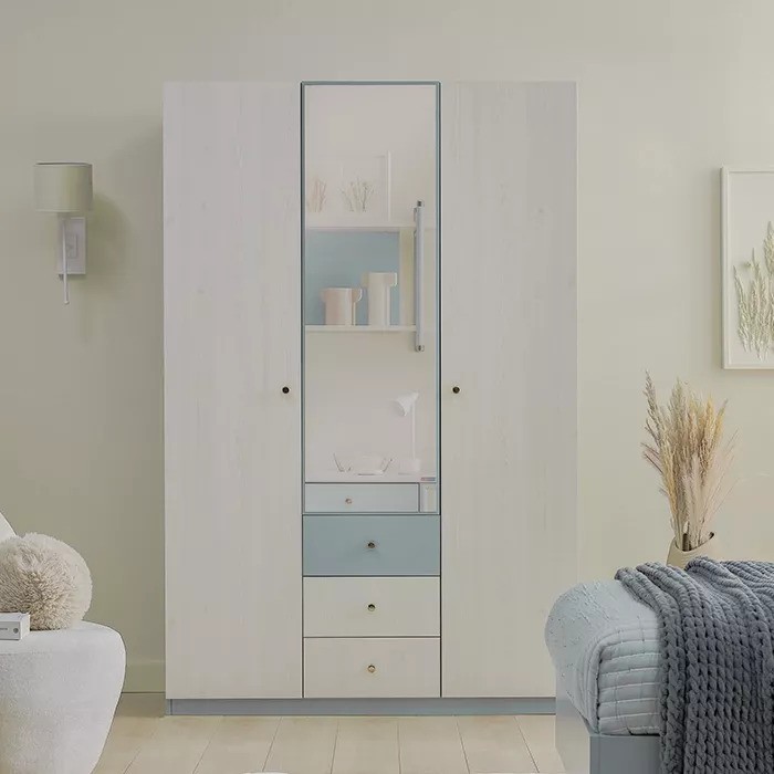 [A0350300151] LAILA 3 DOORS WARDROBE 