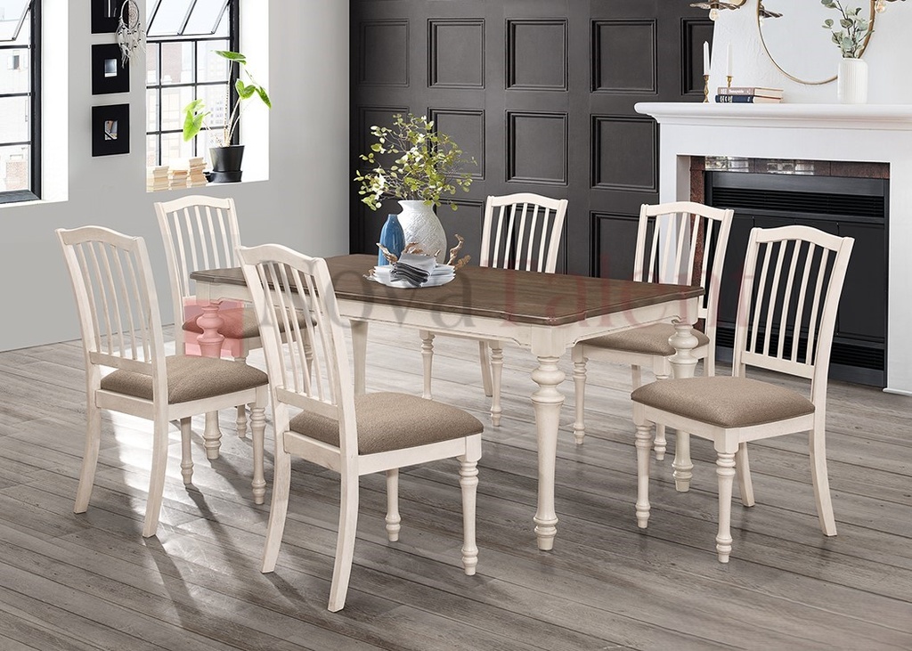 [B0510200074] MADRID DINING TABLE 6 SEATS