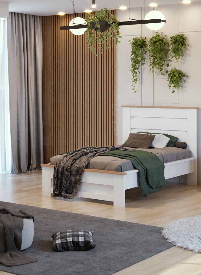 [A0520400057] GENOVA LB TWIN BED 120 CM