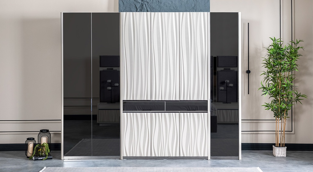 [A0350300158] PAMUKKALE 6 DOOR WARDROBE