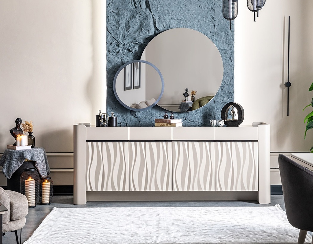 [B00650300129] PAMUKKALE CONSOLE WITH MIRROR