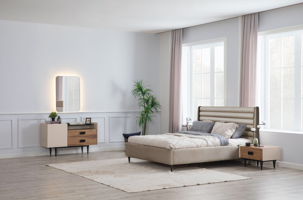 [A000103K00103] AQUA WE KING BEDROOM WITHOUT WARDROBE