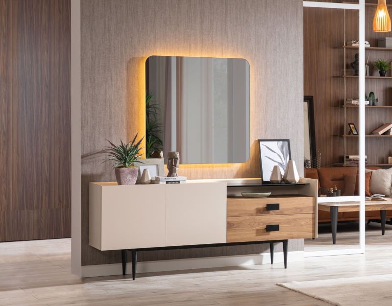 [B00650300130] AQUA WE CONSOLE WITH MIRROR
