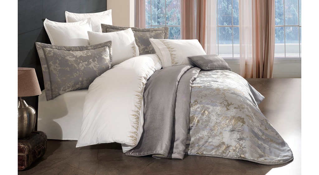 [Q0200300076] LOREN KING BEDCOVER SET