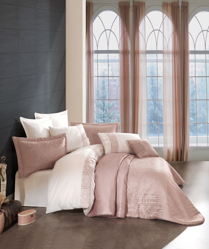[Q0200300077] PEONIA KING BEDCOVER SET