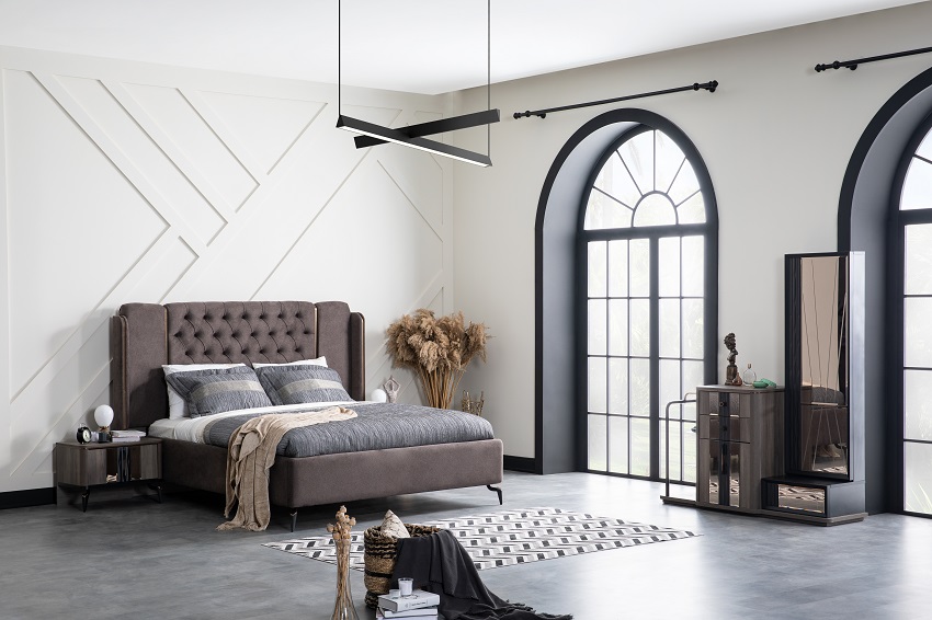 [A000103K00104] HISAR KING BEDROOM WITHOUT WARDROBE