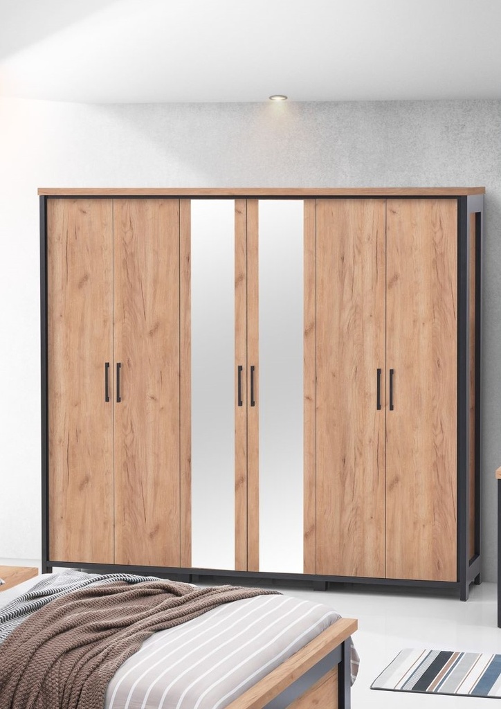 [A0310200037] LIBERTY 6 DOOR WARDROBE