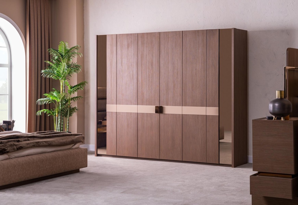 [A0350300166] GENOVA 6 DOOR WARDROBE