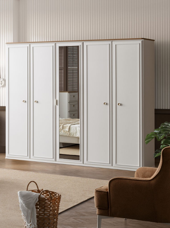 [A0350300168] M COUNTRY 5 DOOR WARDROBE 