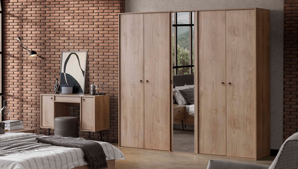 [A0350300171] PLUS G 5 DOOR WARDROBE 