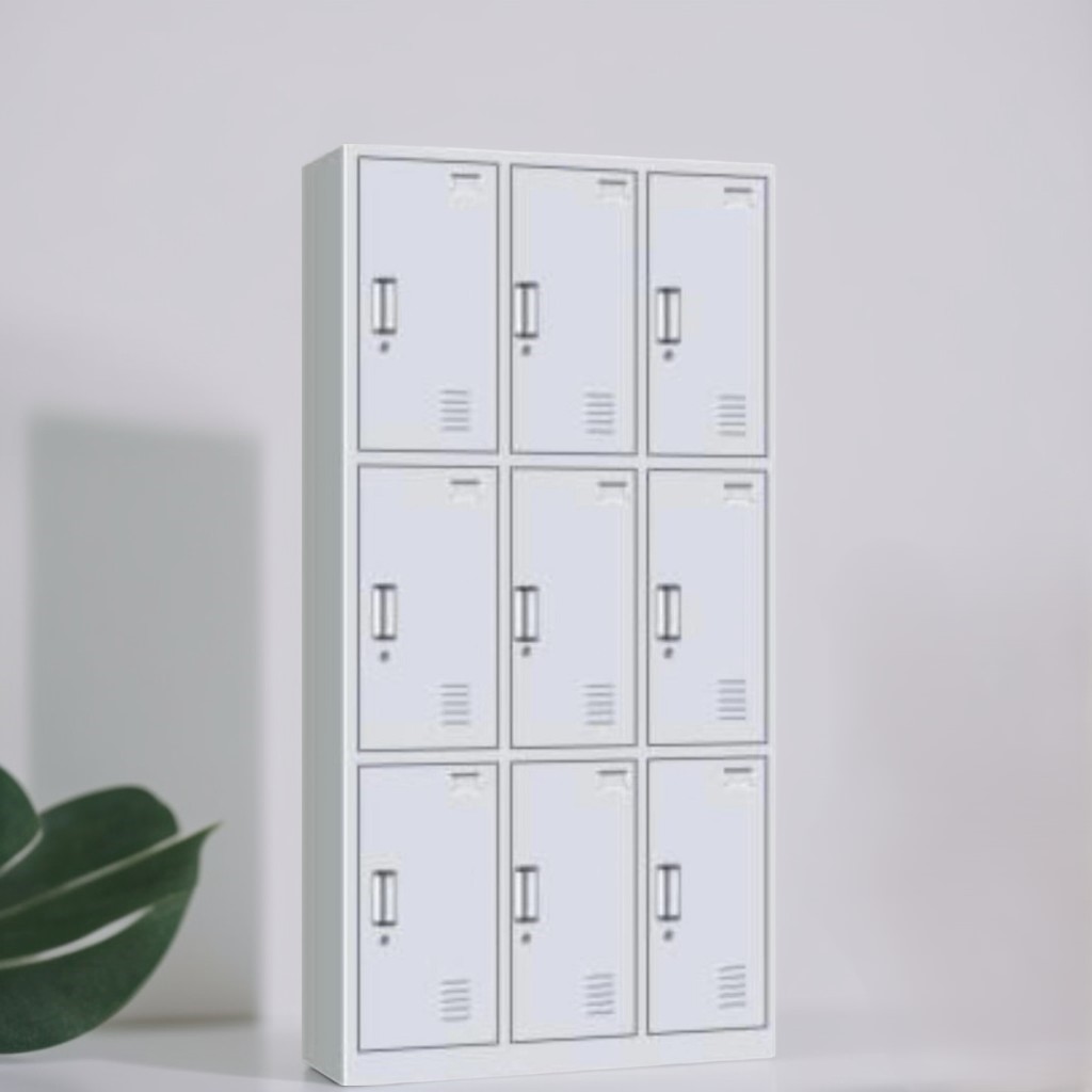[F0310100010] TEDDIE 9 DOOR  OFFICE CABINET
