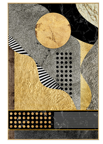 [X0010100340] GOLDEN RENE WALL ART 