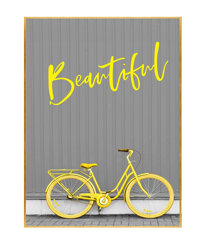 [X0010100346] BIKE WALL ART
