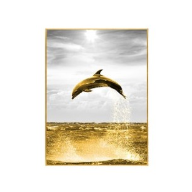 [X0010100349] DOLPHINE WALL ART