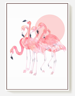 [X0010100363] FLAMINGO82 WALL ART 