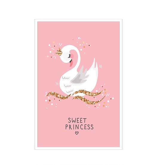 [X0010100373] LITTLE SWAN WALL ART 