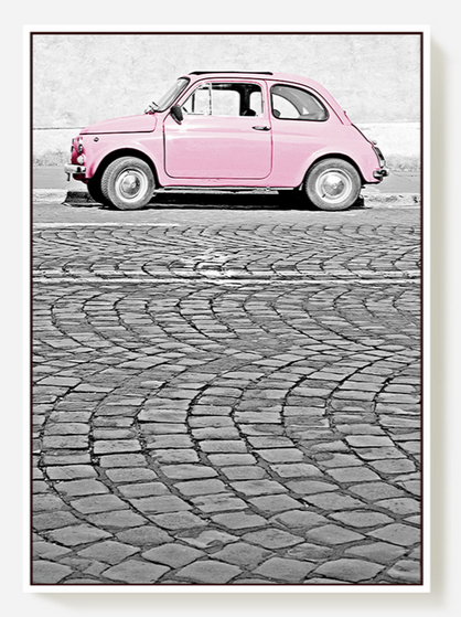 [X0010100391] PINK VOLX WALL ART 