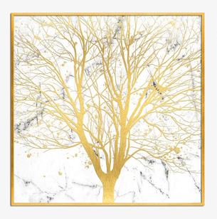 [X0010100419] WHITE TREE WALL ART 