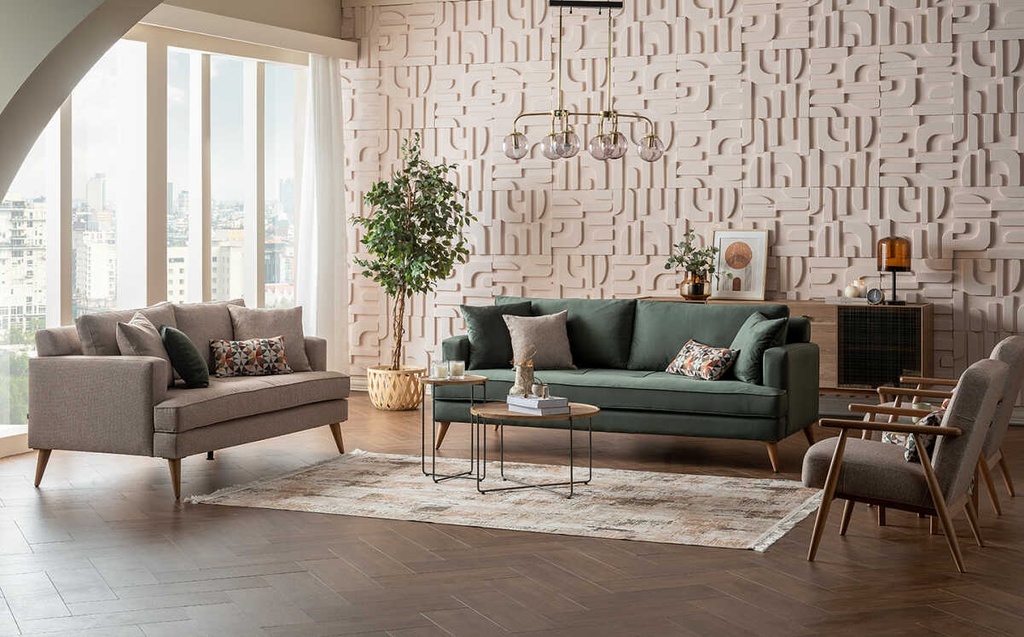 [C00010300100] FRIDA SOFA SET 6 SEATS