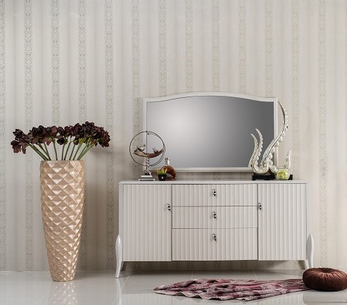 [B0650200039] BELLAGIO  CONSOLE WITH MIRROR 