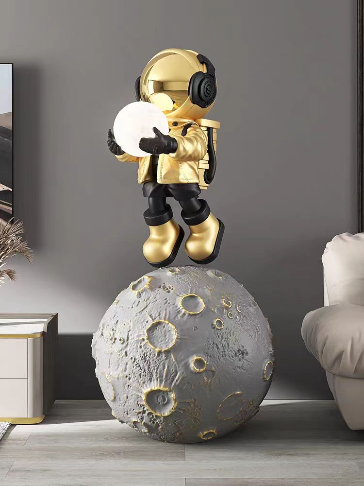 [Y0010100087] GOLDEN SPACE FLOOR  LAMP