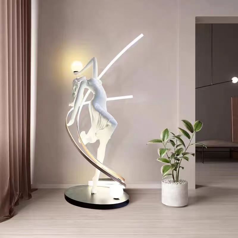 [Y0010100082] مصباح أرضي بلاك بالارينا