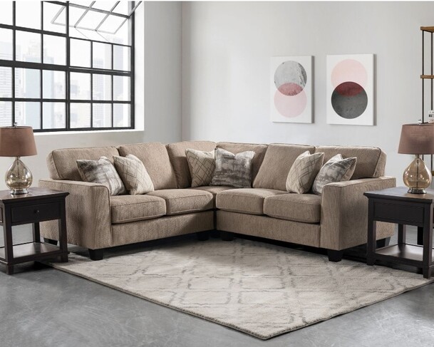 [C0550100128] NATURE CORNER SOFA SET 