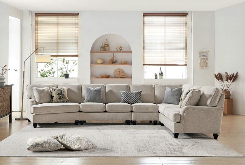 [C0550100129] CASA CORNER SOFA SET 