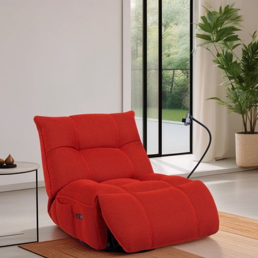 [C1150100173] MALVEN ROCKING RECLINER WITH MOBILE HOLDER