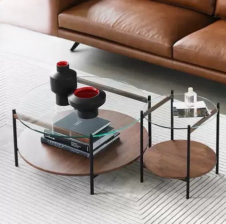 [D0200100042] KENJI COFFEE TABLE SET 2 PCS