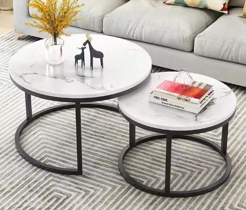 [D0200100043] AKRA COFFEE TABLE SET 2 PCS
