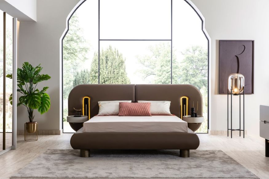 [A000203K00005] BERGAMA KING BEDROOM SET WITHOUT WARDROBE