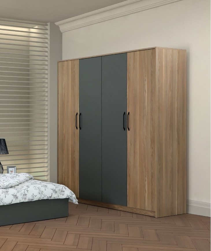 [A0410300247] MIOS 4 DOOR WARDROBE 