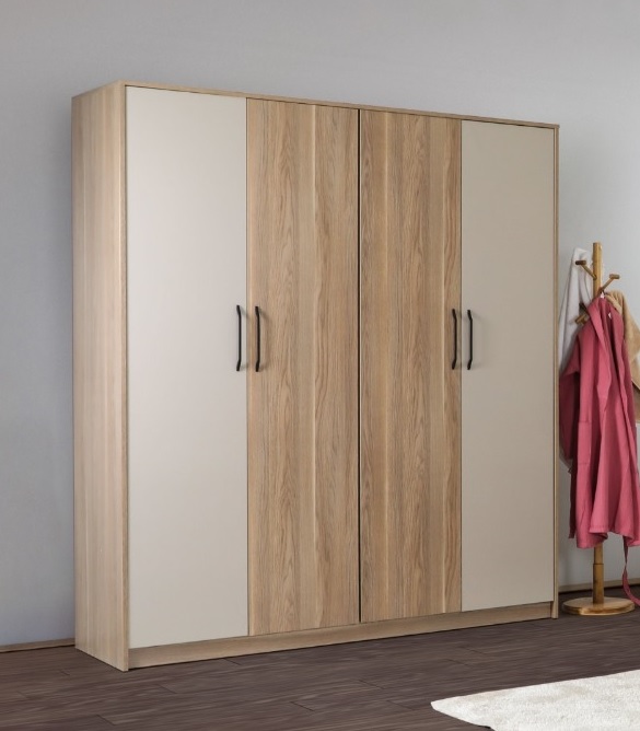 [A0410300248] RELAX  4 DOOR WARDROBE 