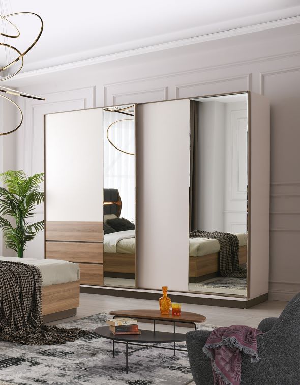 [A0410300249] SOLID SLIDING WARDROBE 