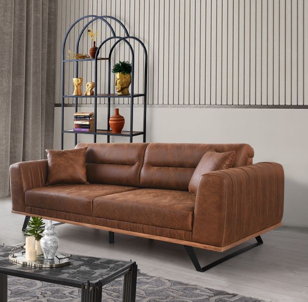 [C0460300015] TIGER  3 SEATER SOFA 