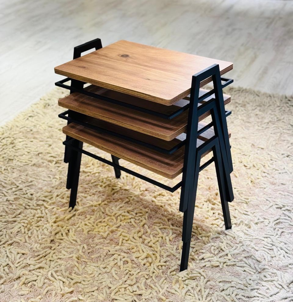 [D025030095] TEPSI SUNTA NESTING TABLE 3 PCS