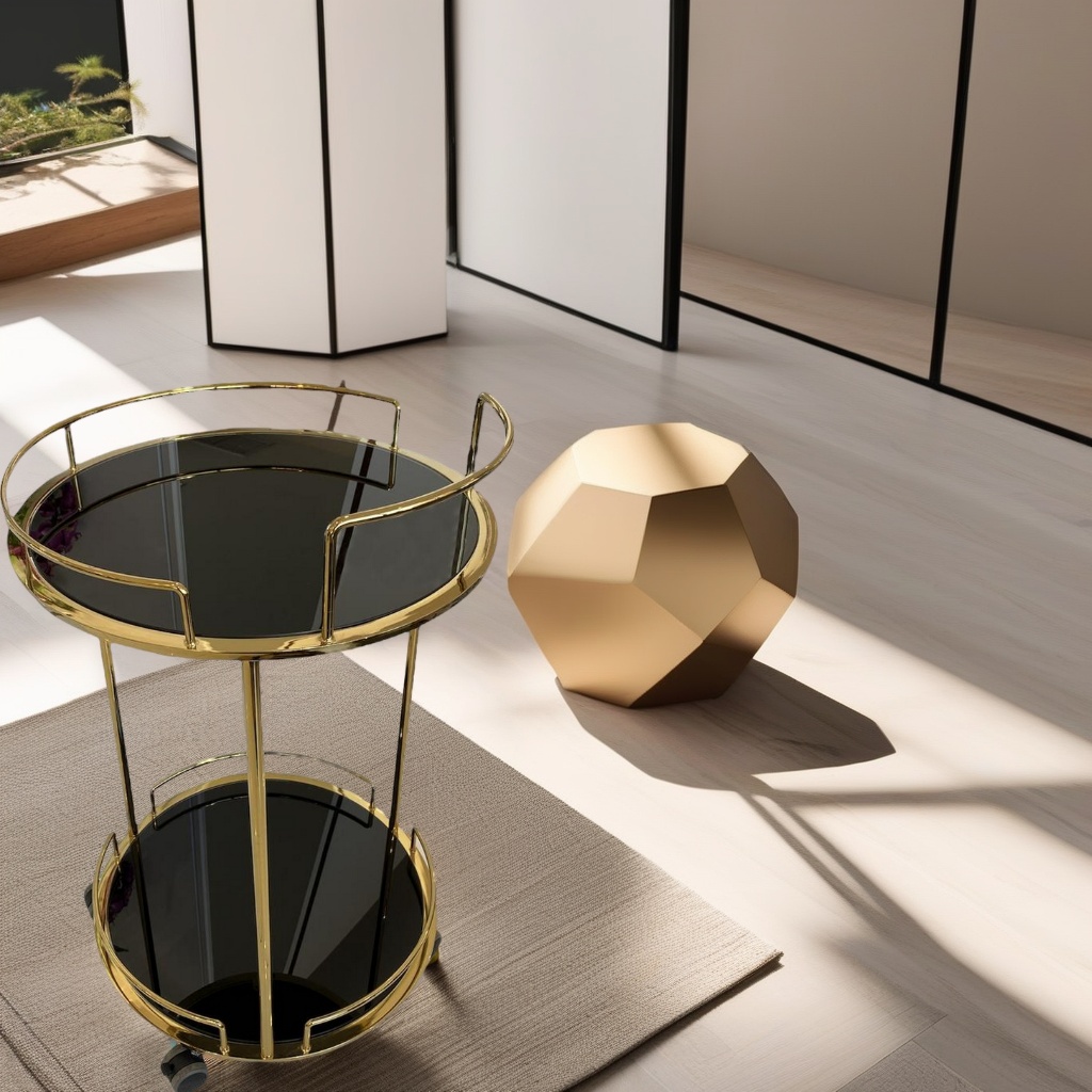 [D0410100007] KEVA SERVING TROLLEY