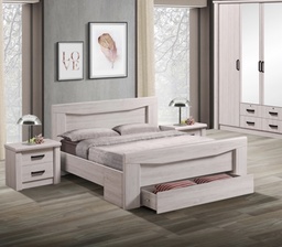 [A0600200009] MEDLEY QUEEN BED  WITH STORAGE 34 -6379
